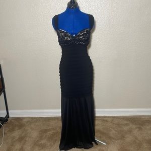 Black formal dress